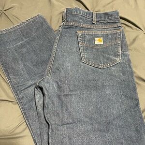 Carhartt Men's. FR  Blue Jeans